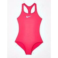 Nike Girls Racerback One Piece Swimsuit - Pink