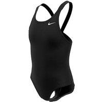 Nike Girls Performance Fastback One Piece Swimsuit - Black