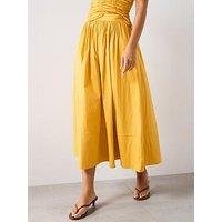 Mango Long Gathered Skirt