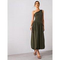 Mango Asymmetrical Puffed Dress