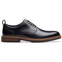 Clarks Aldwin Lace Up Derby Shoes- Black