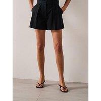 Mango Pleated Suit Shorts