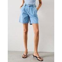 Mango Bermuda Shorts Marina Blue