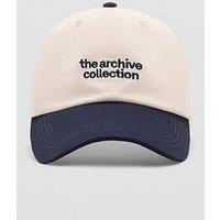 Mango Embroidered Message Cap - The Archive Collection