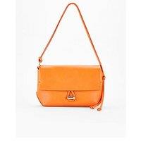 Mango Shoulder Bag With Strap - Orange