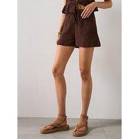 Mango Shorts Corfu - Dark Brown