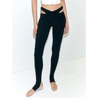 Mango Supriya Lele X Cut Out Leggings - Black