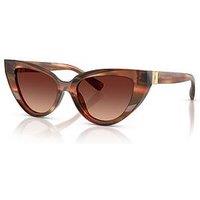 Dolce & Gabbana 0Dg4497 Cat Eye Sunglasses - Brown