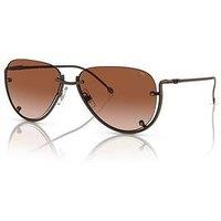 Diesel 0Dl1003 Pilot Sunglasses - Brown