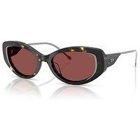 Diesel 0Dl2001Mu Oval Sunglasses - Brown
