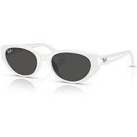 Ray-Ban 0Rb4457D Pillow Sunglasses - White