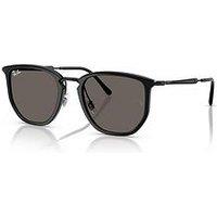 Ray-Ban 0Rb4451 Irregular Sunglasses - Black