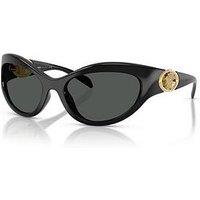 Versace 0Ve4485 Cat Eye Sunglasses - Black