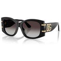 Dolce & Gabbana 0Dg4501 Butterfly Sunglasses - Black
