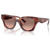 Coach 0Hc8418U Butterfly Sunglasses - Brown