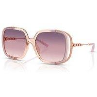 Coach 0Hc8423U Square Sunglasses - Pink