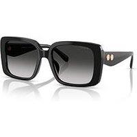 Coach 0Hc8424U Square Sunglasses - Black