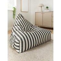 Kaikoo Indoor/Outdoor Large Tripod Striped Beanbag Chair