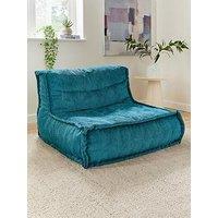 Kaikoo Hand Quilted Lounger Chair-Teal