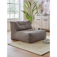 Kaikoo Boucle Lounger Chair- Grey