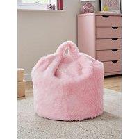 Kaikoo Kids Fluffy Beanbag- Pink