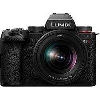 Panasonic Dc-S5M2 Csc Mirrorless Camera Black 4K 25Mp 3.0Lcd - Camera + Twin Lens