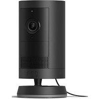 Ring Outdoor Camera Plus Plug-In With 2K Video Smart Camera - Black