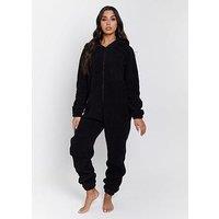 Loungeable Sherpa Xl Ears All In One - Black