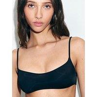 Mango Supriya Lele X Thin Strap Bra - Black