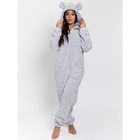 Loungeable Sherpa Xl Ears All In One - Grey