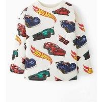 Hot Wheels Cars T-Shirt - Cream