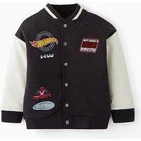Hot Wheels Jersey Bomber Jacket - Black