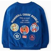 Paw Patrol Back Print Sweatshirt - Navy