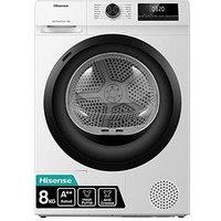 Hisense 1 Series Dh1Q802Bw2 8 Kg Heat Pump Tumble Dryer - White