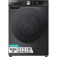Hisense 5S Series Auto Dosing Wd5S1045Bb Wifi-Enabled 10.5 Kg Washer Dryer - Black