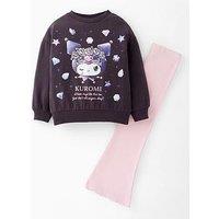 Hello Kitty Sanrio Kuromi Sweater Set - Black
