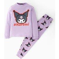 Hello Kitty Kuromi Pyjamas - Purple