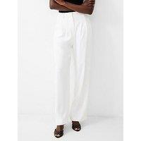 French Connection Suit Trousers With Concealed Pockets - White