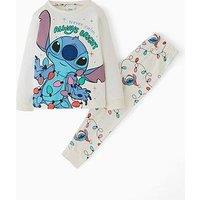Disney Lilo & Stitch Disney Lilo & Stitch Christmas Pyjamas - Cream
