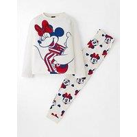 Minnie Mouse Disney Minnie Mouse Sequin Pyjamas - Cream