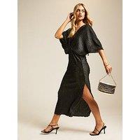 New Look Batwing Sleeve Midi Dress - Black