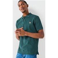Ps Paul Smith Regular Fit Zebra Short Sleeve Polo Shirt - Green