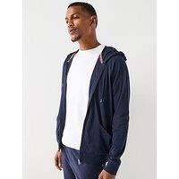 Ps Paul Smith Plain Jersey Hoodie (Set) - Navy