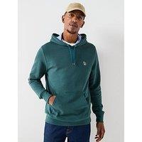 Ps Paul Smith Regular Fit Zebra Hoodie - Green