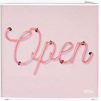 Kuhla Kttf0E6W-1025 Pink Open Sign Design 45L Table Top Fridge