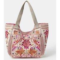Accessorize Mirror Embellished Tote - Brights