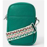 Accessorize Webbing Strap Phone Bag - Teal