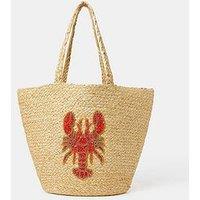 Accessorize Lobster Jute Beach Bag