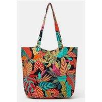 Accessorize Tropical Printed Shopper Bag - Multi