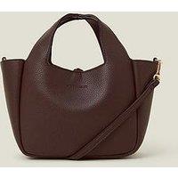 Accessorize Molly Handheld X Body Bag - Chocolate